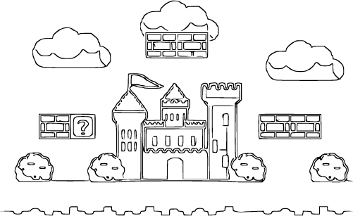 Super Mario classic scenes