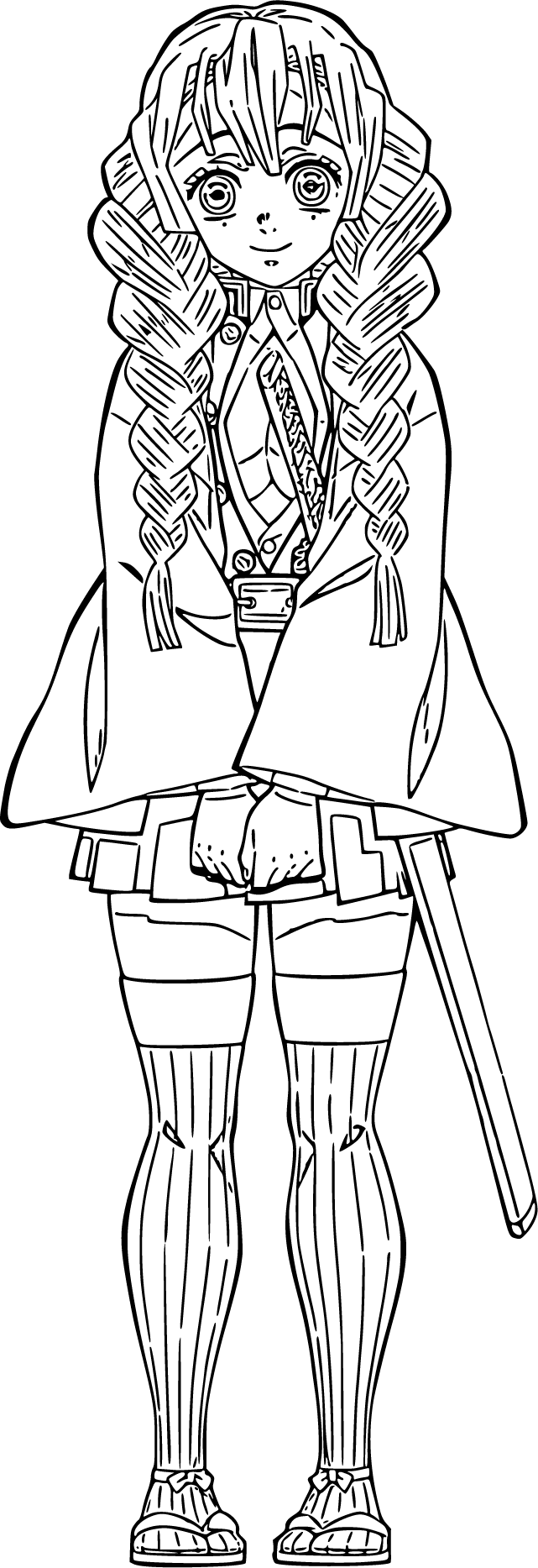 Mitsuri Kanroji standing confidently