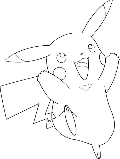 Pikachu Coloring Pages 