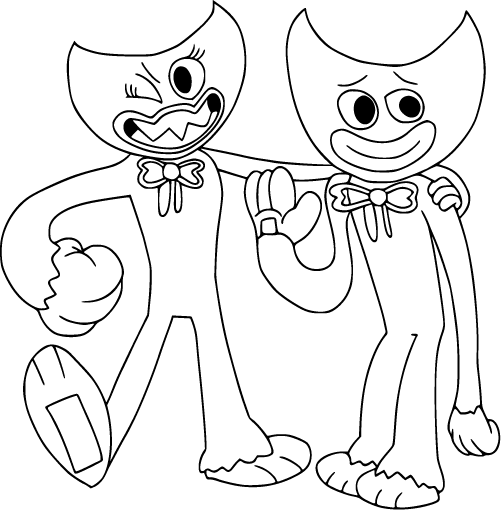 Friends Huggy and Buddy