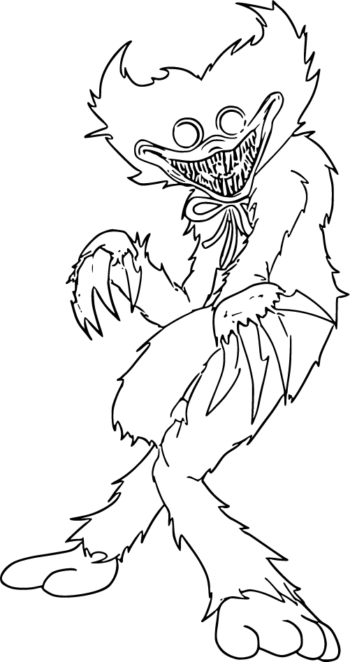 Huggy Wuggy Coloring Pages | 100% Free, Printable & Fun