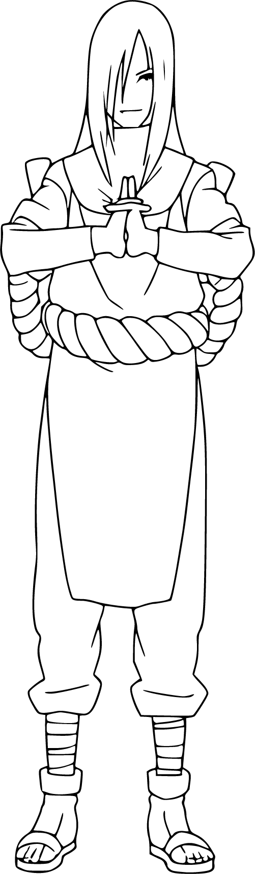 Orochimaru Performing Hand Signs