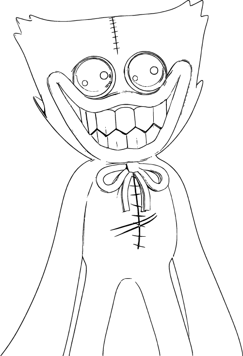 Stitched Smile Huggy Wuggy