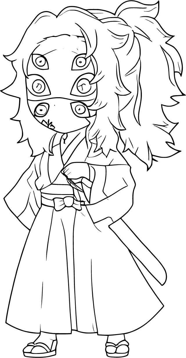Kokushibo depicted in full demon form