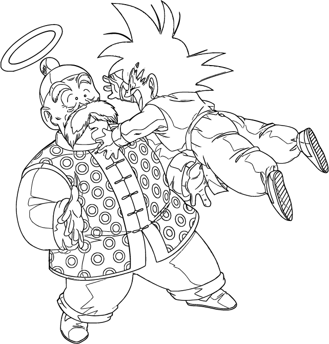 Goku and his grandfather