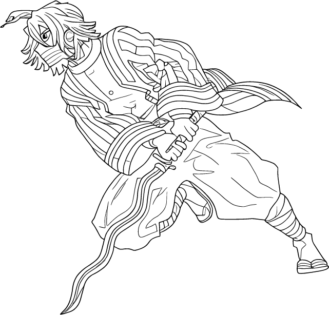 Obanai prepares to strike