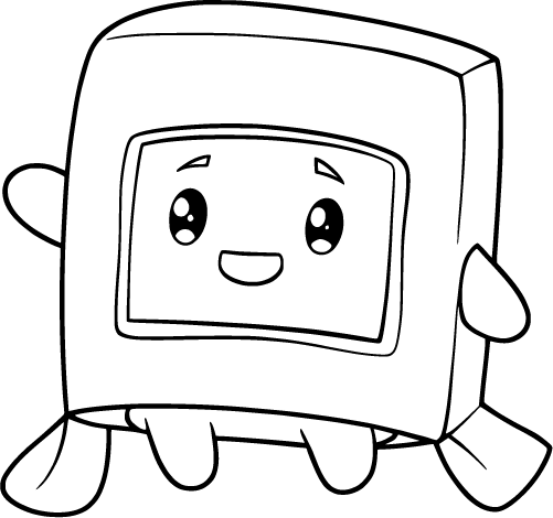 Boxy the Box with its bright smiling face