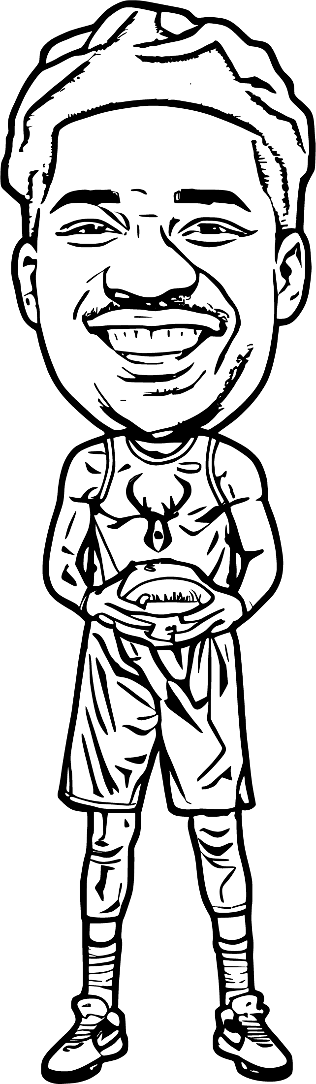 Chibi Giannis with a Big Smile