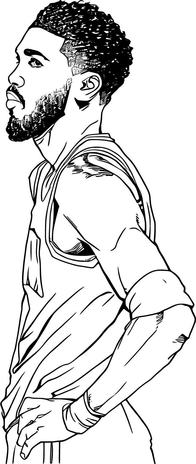 Jayson Tatum Coloring Pages | 100% Free, Printable & Fun