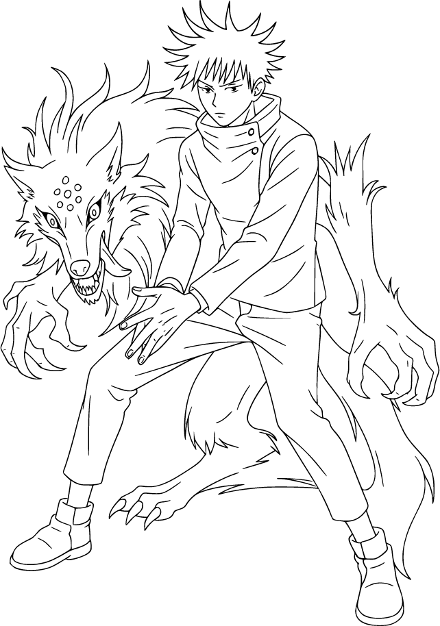 Megumi Fushiguro summoning shikigami