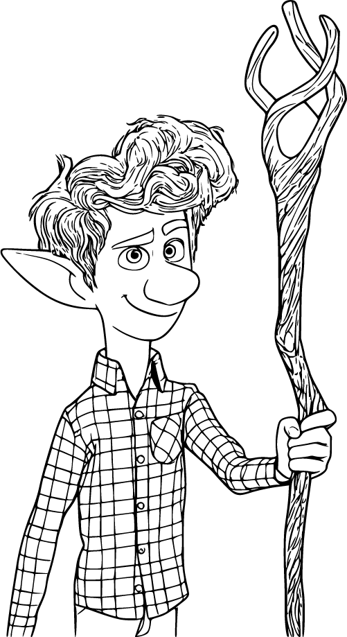 Ian with the Wizard’s Staff