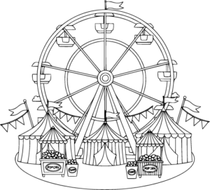 Ferris Wheel Coloring Pages | 100% Free, Printable & Fun