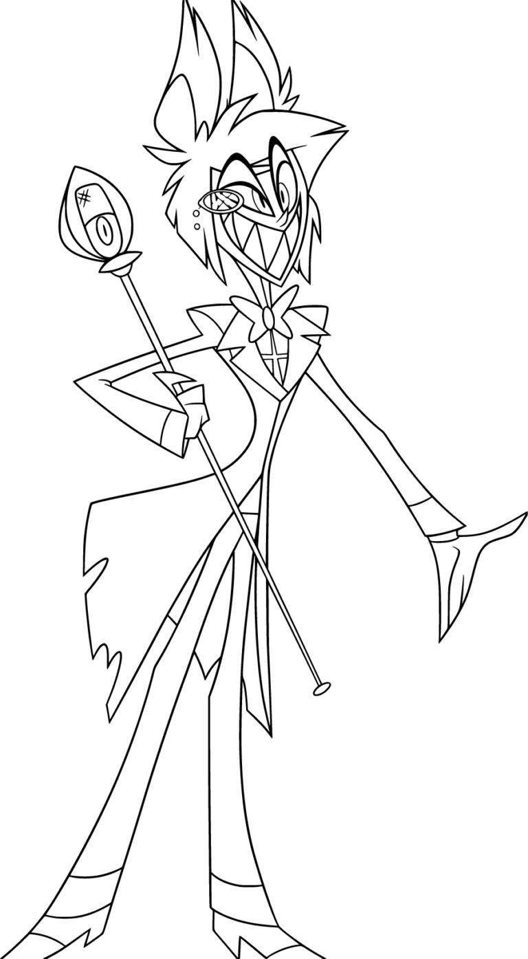 Hazbin Hotel Coloring Pages | 100% Free, Printable & Fun