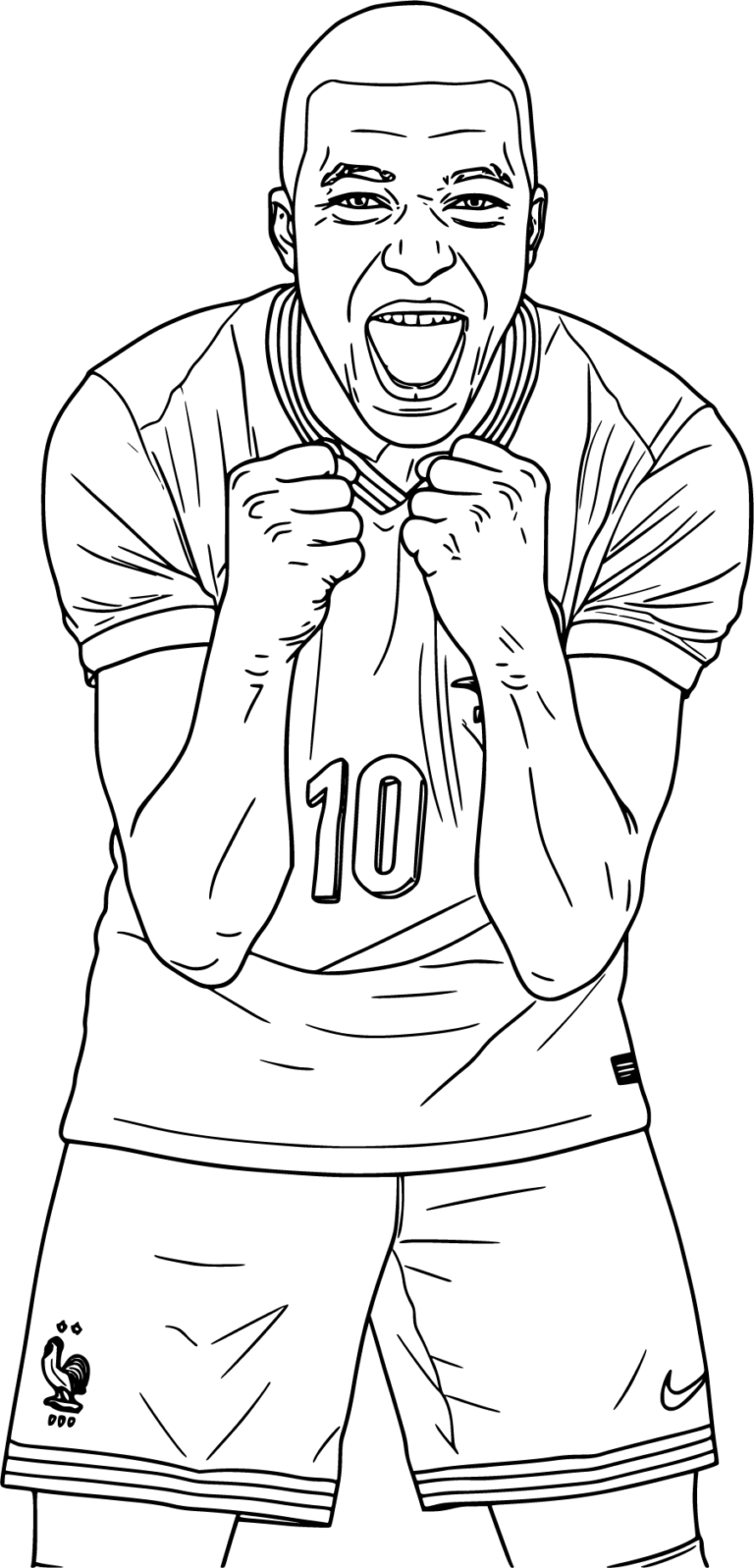 Kylian Mbapp Coloring Pages 100 Free Printable Fun kylian-mbapp-coloring-pages-100-free-printable-fun
