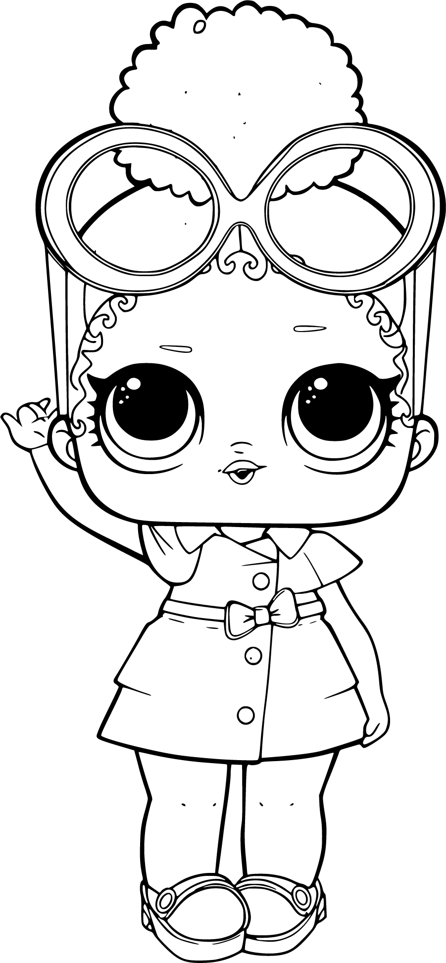Boss Queen coloring page