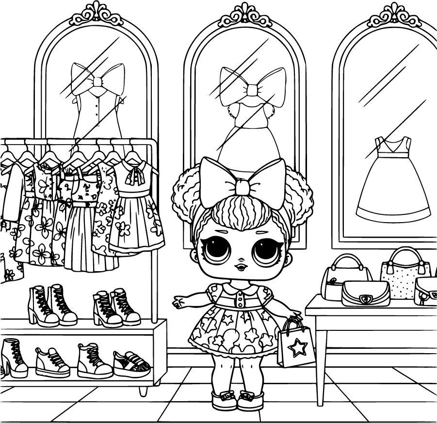 LOL Surprise Doll Shopping In Fashion Boutique