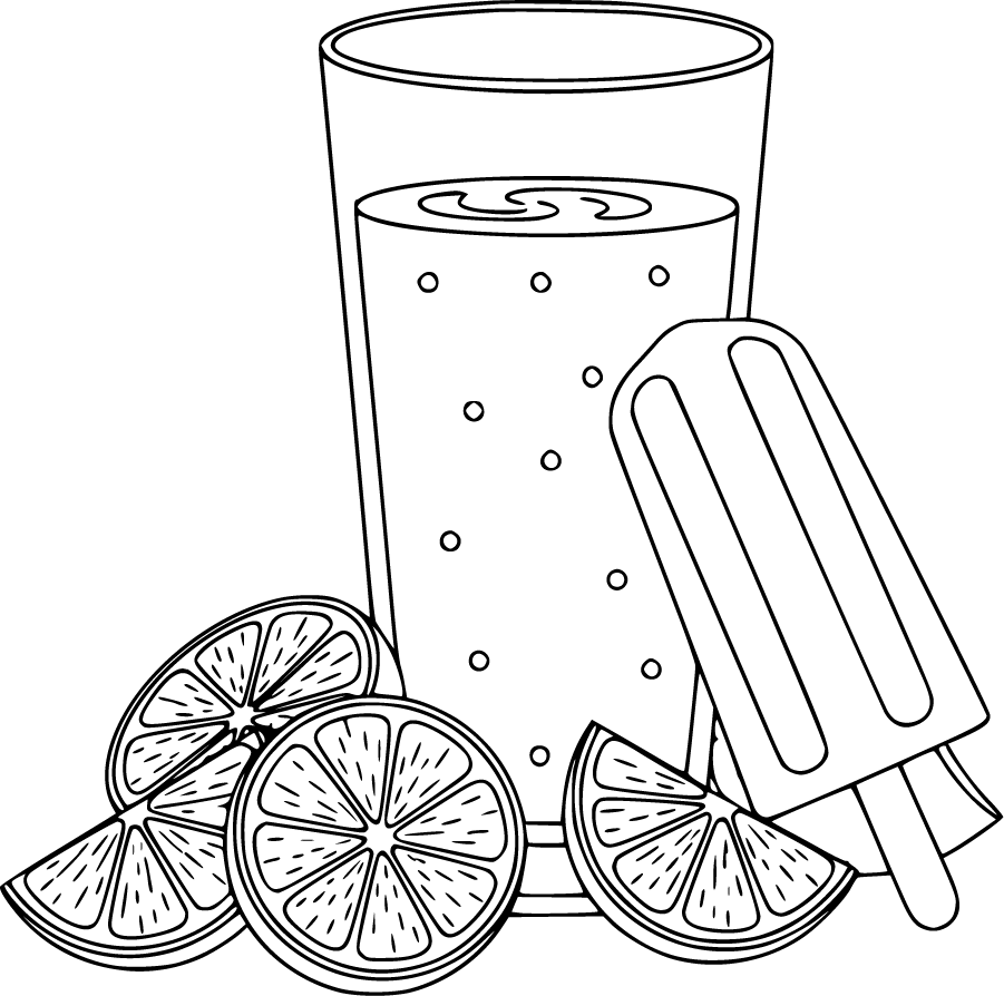 lemonade and popsicle