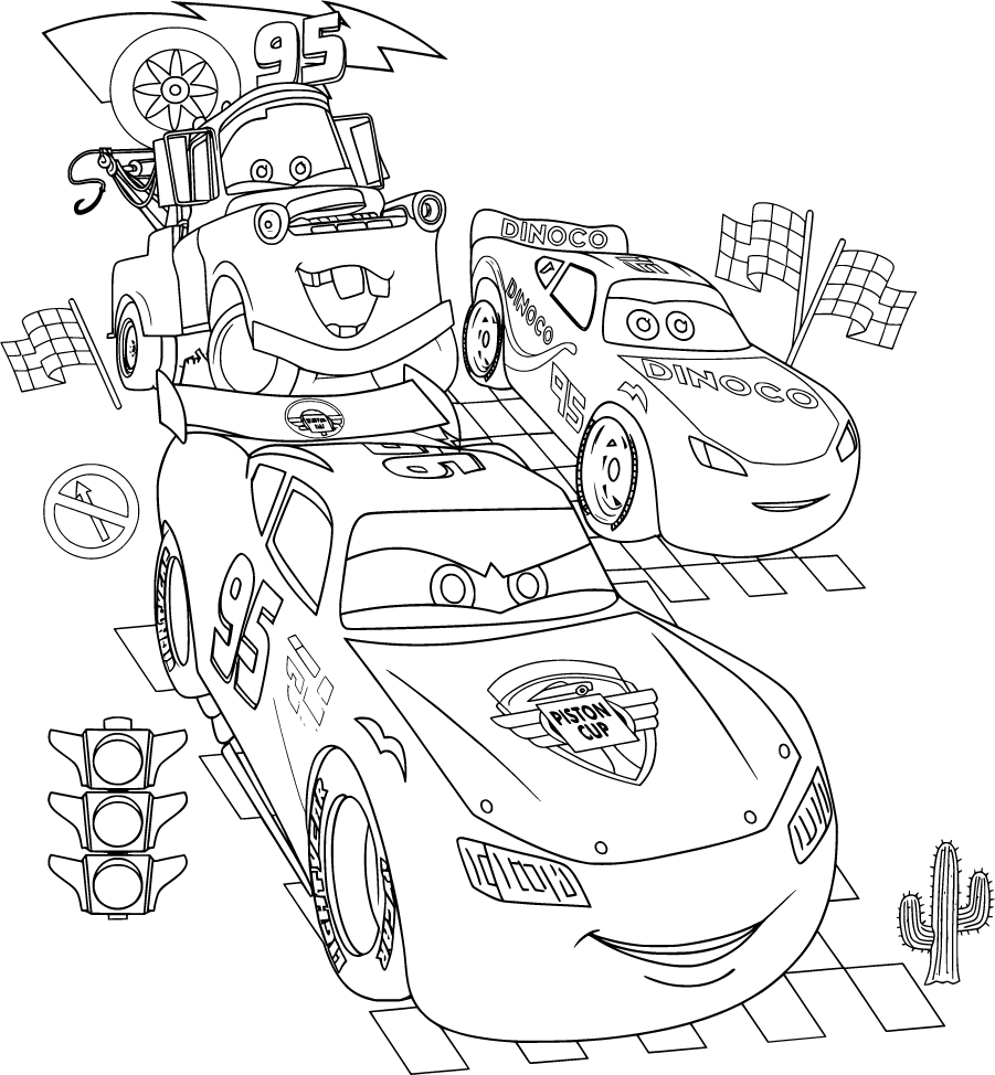 Lightning McQueen Team Ready